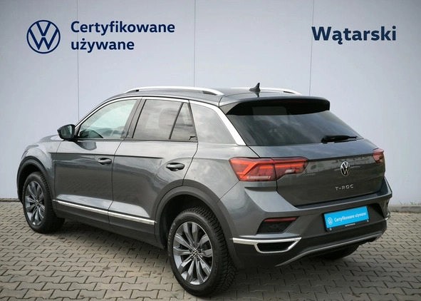 Volkswagen T-Roc cena 114900 przebieg: 46673, rok produkcji 2021 z Sieradz małe 232